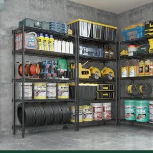 5 Tier Wire Shelving Units - slws10187