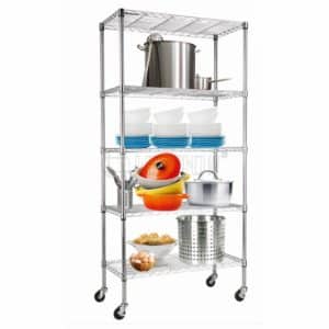 Hotel Home Kitchen Commercial Shelves Stainless Steel Wire Shelf Storage Rack - slws10303